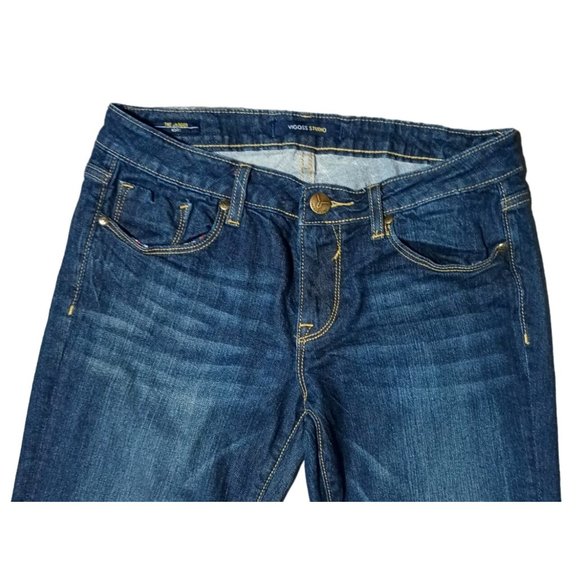 Vigoss Studio Jeans Size 9 10 Womens Juniors The Jagger Boot Cut Dark Wash Denim - Picture 5 of 16